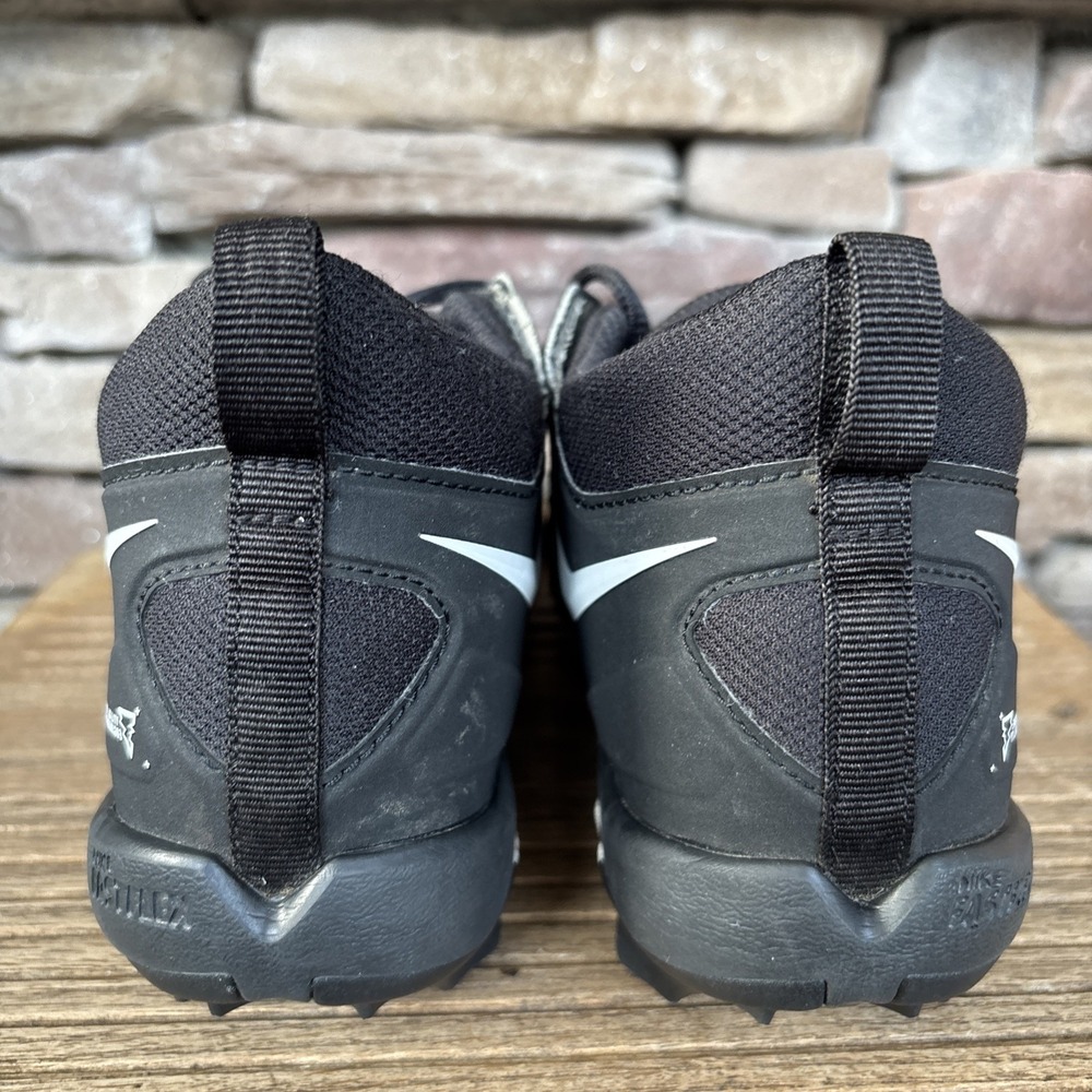 Nike Alpha Fastflex Youth Boys Football Cleats 4Y Black White CV0581-001 - Picture 6 of 12